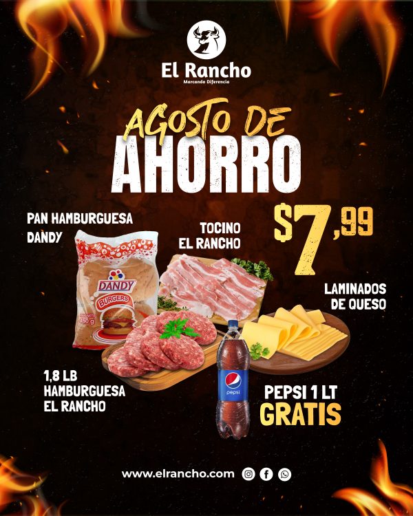 Agosto de ahorro Combos parrilleros
